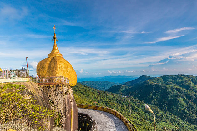 Golden Rock in Myanmar