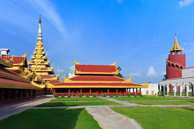 Mandalay Palace in Mandalay