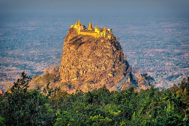 Mt Popa - Myanmar family tours