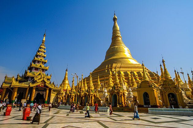 Shwedagon Pagoda - highlight of myanmar trip
