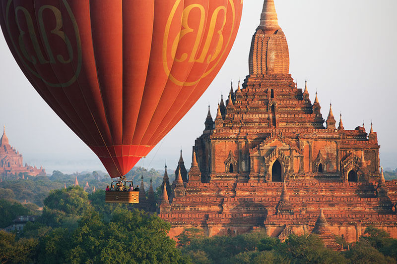 myanmar group tours from india