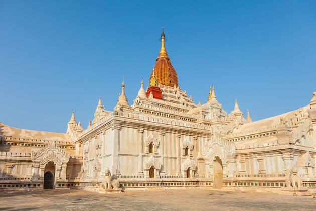 the beautiful Ananda Temple
