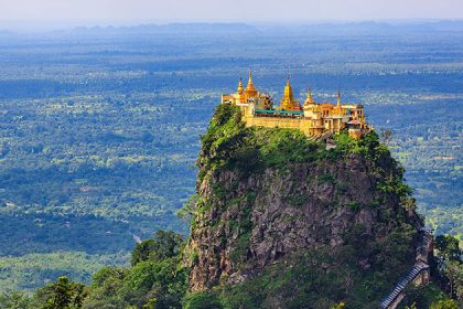 the spectacular Mount Popa